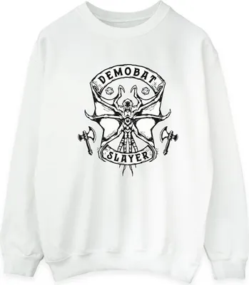 Produktbild von Netflix - "Stranger Things Demobat Slayer" Sweatshirt für Herren BI44921 (3XL) (Weiß)