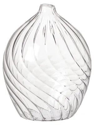 Produktbild von Klarer Glasvase Dekorativ Tischvase 10x8 cm