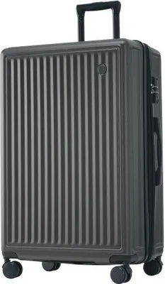 Immagine prodotto di Valigia AIORBER, 4 ruote, tasche in rete, manico telescopico regolabile in altezza, ampio spazio, chiusura doganale TSA, per viaggi, viaggi di lavoro, 48x30x76cm, grigio