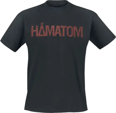 Produktbild von Hämatom T-Shirt Herren Hate schwarz Band-Merch, Bands 100% Baumwolle L