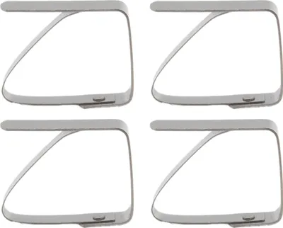 Produktbild von 4x Tischtuchklammern Edelstahl Tischdeckenklammern Tischtuchhalter Tischklammer Set
