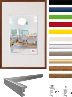 Image de Cadre en plastique New Lifestyle 10 x 10 cm blanc