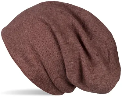 Produktbild von styleBREAKER weiche Feinstrick Beanie Mütze, Melange Optik, Slouch Longbeanie, Uni 04024109