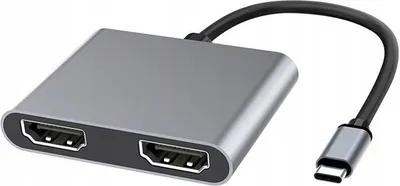 Zdjęcie produktu dla Microconnect USB3.1CHDMIX2, Czarny, 54 mm, 15,5 mm, 66 mm, 31 g, 278 mm