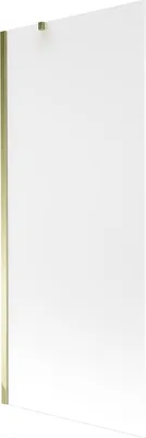 Image de Mexen Next Pare-baignoire 1 vantail 80 x 150 cm, motif strass, or - 895-080-000-00-30-50