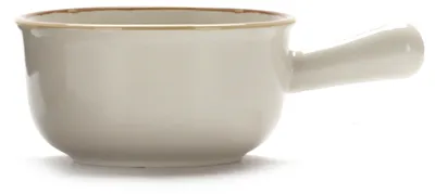 Immagine prodotto di Ciotola in Vetroceramica Cotta con manico 18 x 6,5 cm, crema