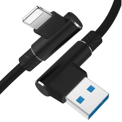 Obrázek produktu pro AM30 | Apple Lightning 2M | Úhlový nabíjecí USB kabel telefonu | iPhone 5 6 7 8 X 11 2,4A