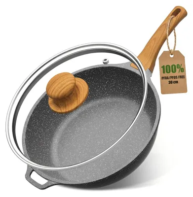 Image de Poêle sauteuse YASHE SD-DFPC-30, 30 cm, 4,7 L, antiadhésive