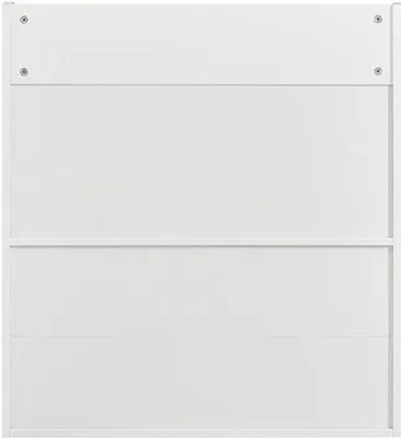 Image de Bibliothèque pour enfants - Ivoire - 3 compartiments de rangement - 2 compartiments ouverts - Bois - Pour chambre d'enfant