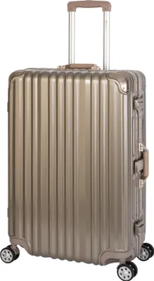 Produktbild von Travelhouse London - Hartschalen Polycarbonat Alu Koffer Trolley Reise Urlaub 90l gold