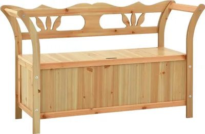 Produktbild von Sitzbank 107x45x75,5 cm Massivholz Tanne