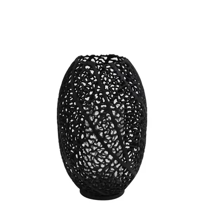 Produktbild von Light & Living - Windlicht Sinula - Schwarz - Ø25,5cm