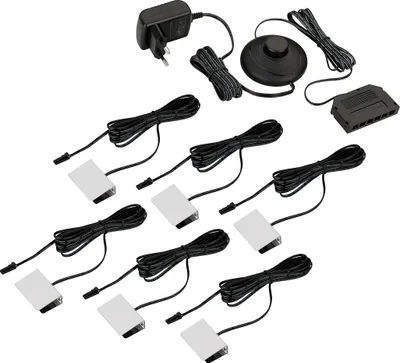 Produktbild von 6x Glasbodenbeleuchtung LED Glaskantenbeleuchtung Vitrinenbeleuchtung SEBSON