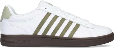 Produktbild von K-Swiss Court Tiebreak II White/Burnt Olive/Cola Gum/Alfalfa Größe EU 42