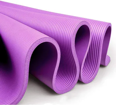 Produktbild von XXL Trainingsmatte – Pilatesmatte, Gymnastikmatte – Für das Training zu Hause – Extra dicke Polsterung – 200 x 100 cm – Lila