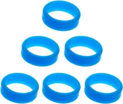Produktbild von L Rings Shaftringe Hellblau – für stabilen Flight-Halt beim Dartspielen