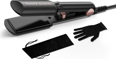 Produktbild von Glätteisen Mini Ompakte und Leichte Reise Keramik-Beschichtung, Schnelle Erwärmung, Dual-Spannung, Breite Keramik-Heizplatte 200℃