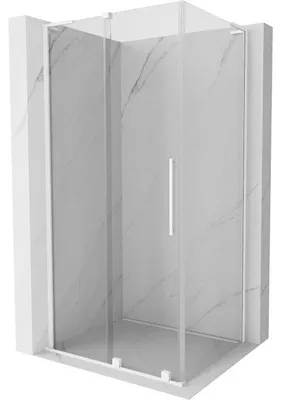 Obrázek produktu pro Mexen Velar L sprchový kout posuvný 100 x 80 cm, transparentní, bílá - 871-100-080-03-20