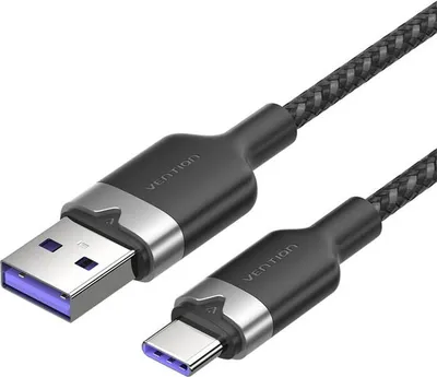 Immagine prodotto di USB 2.0 A to USB-C 6A Vention CTOBF 1M cable (black)