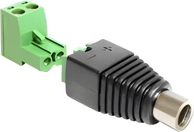 Obrázok produktu pre Svorkovnica adaptéra Delock > zásuvka DC 2,5 x 5,5 mm