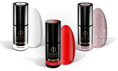 Zdjęcie produktu dla Set lakierów hybrydowych 301 + 364 + 326 Boska Nails