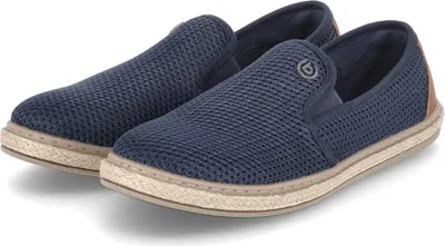 Immagine prodotto di Bugatti uomo espadrillas slip-on scarpe blu scuro tessile sinteticoTaglia:40