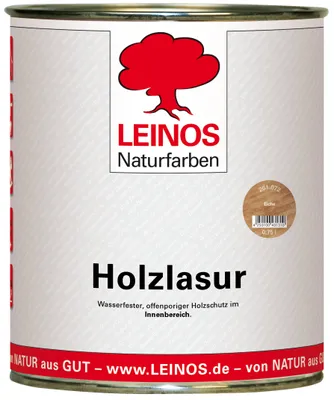 Produktbild von LEINOS 261 Holzlasur für Innen 072 Eiche 0,75 l