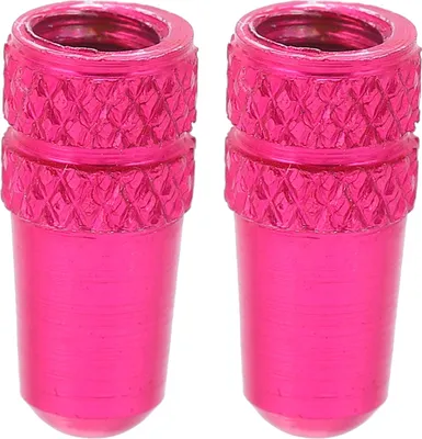 Image de Denash capuchons de valve Presta, capuchons de valve Presta en alliage d'aluminium pour v��hicules d'ext�rieur (Rose)