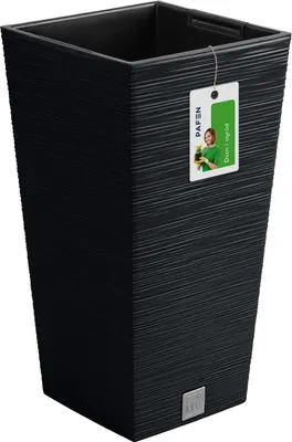 Produktbild von Blumentopf Pflanzkübel FURU Square Balkonkasten Blumenkübel Anthrazit 35 L