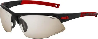 Zdjęcie produktu dla R2 Racer Black-Red Matt/Photochromic Brown Okulary rowerowe