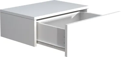 Zdjęcie produktu dla Szafka nocna | Szuflada ścienna | Tablica ścienna | Stół nocny | Wymiary ok. H. 15 x W. 45 x D. 30 cm - Usal M 45 cm