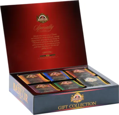 Produktbild von Basilur-Exklusives schwarzes,SPECIALTY CLASSICS ASSORTED GIFT BOX Tee-Set - 115g