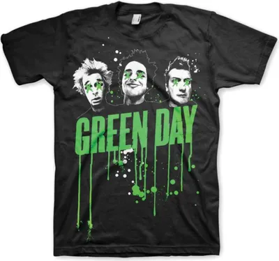 Produktbild von Green Day Drips Black M T-Shirt