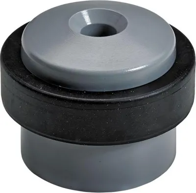 Produktbild von Hettich Türstopper 30,0 x 29/35 mm grau/schwarz - 2 Stück