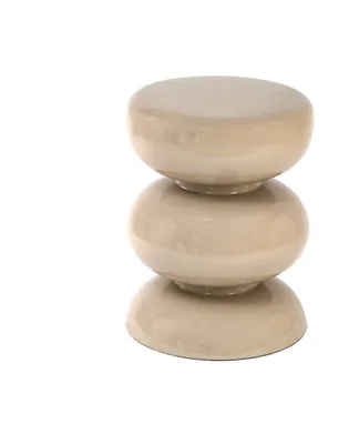 Produktbild von Beistelltisch >1151< in Creme, Eisen - 46x36cm (HxD)