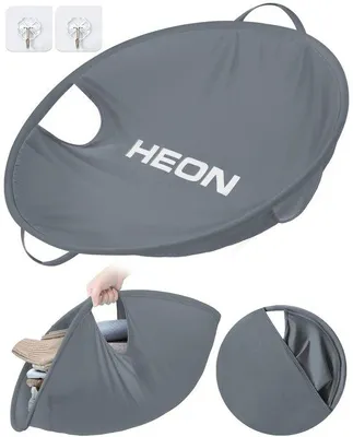 Image de Panier à linge compact de 27 pouces, pliable, pour le linge sale, pour appartement