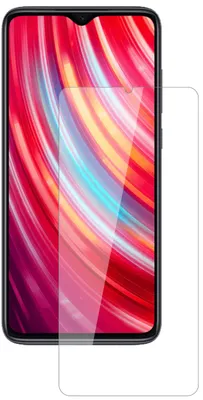 Produktbild von 2x Schutzfolie für Xiaomi Redmi Note 8 Pro - Anti-Shock 9H Folie dipos Glass Kunststoffglas