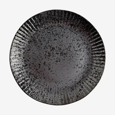 Produktbild von Steingut Frühstücksteller in Schwarz Ø 21,5 cm
