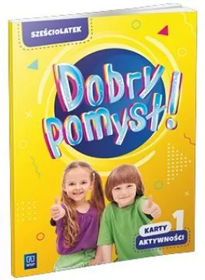 Produktbild von WSiP Dobry pomysł! Sześciolatek. Karty aktywności cz. 1, Edukacyjny, Polski, Broszurowa okładka