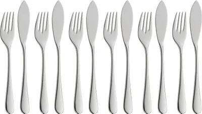 Produktbild von WMF Merit Fischbesteck-Set, 12-teilig, Cromargan protect® 120689