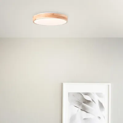 Produktbild von LED-Deckenlampe, Ø 34 cm, 2400 lm, 3000 K, Holz hell