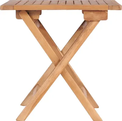 Image de vidaXL Table de jardin pliante 45x45x45 cm bois massif teck