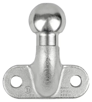Produktbild von LAS 10639 Anhänger-Kupplungskugel, Anhänger Kugelkopf, mit Flansch, abgewinkelt,
