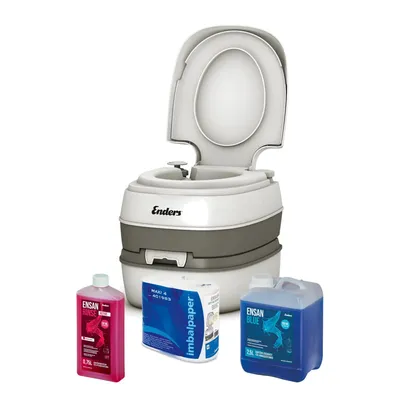Produktbild von Enders Comfort Rinse Blue + 2,5 L Papier Toilettenpapier Campingtoilette Outdoor