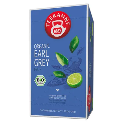 Immagine prodotto di Teiera Tè nero biologico Earl Grey con olio di Bergamotto 35g