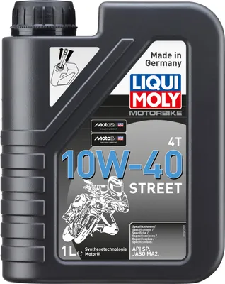Produktbild von Liqui Moly Motorbike 4T 10W 40 Street High Performance Motoröl 1L