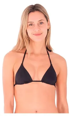 Produktbild von Hurley Solid Itsy Bitsy Bikinioberteil Schwarz S Frau Schwarz S
