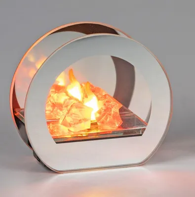 Produktbild von formano LED Deko Licht Spiegelfeuer 11 cm Stimmungslicht Glas mit Timer 6h/18h