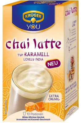 Produktbild von Krüger You Chai Latte Typ Karamell Lovely India 10er