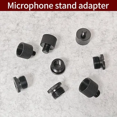 Dailygoods- Adapter Set 8 Stk - Gewindeadapter - Mikrofon - Kamera - Stativ - Nachhaltiges Aluminium